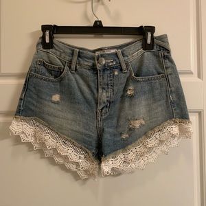 Free People Denim Shorts